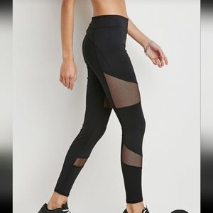 Forever 21 Active Mesh Leggings
